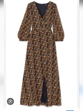 Madewell Nightflower Maxi Dress in Prairie Blossom Floral - Size 8